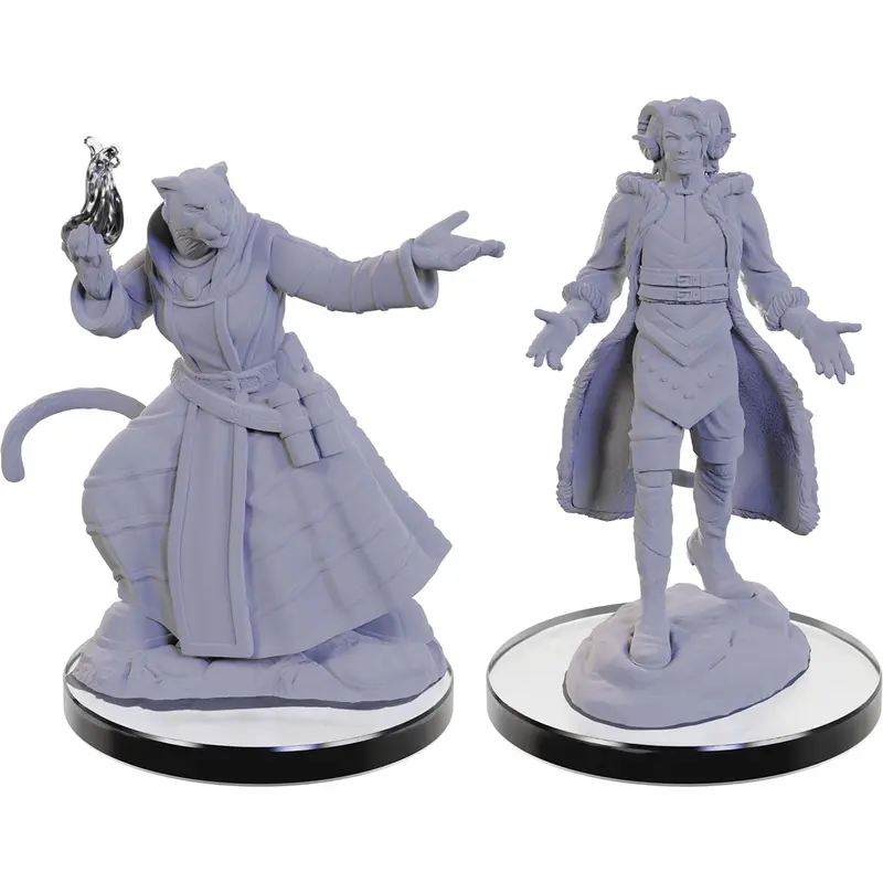 Critical Role Unpainted Miniatures: Lucien Tavelle & Cree Deeproots