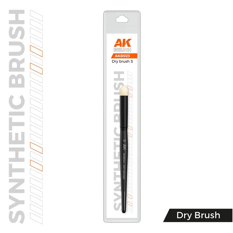 AK: Brushes - Dry Brush S (Synthetic) (AKB023)