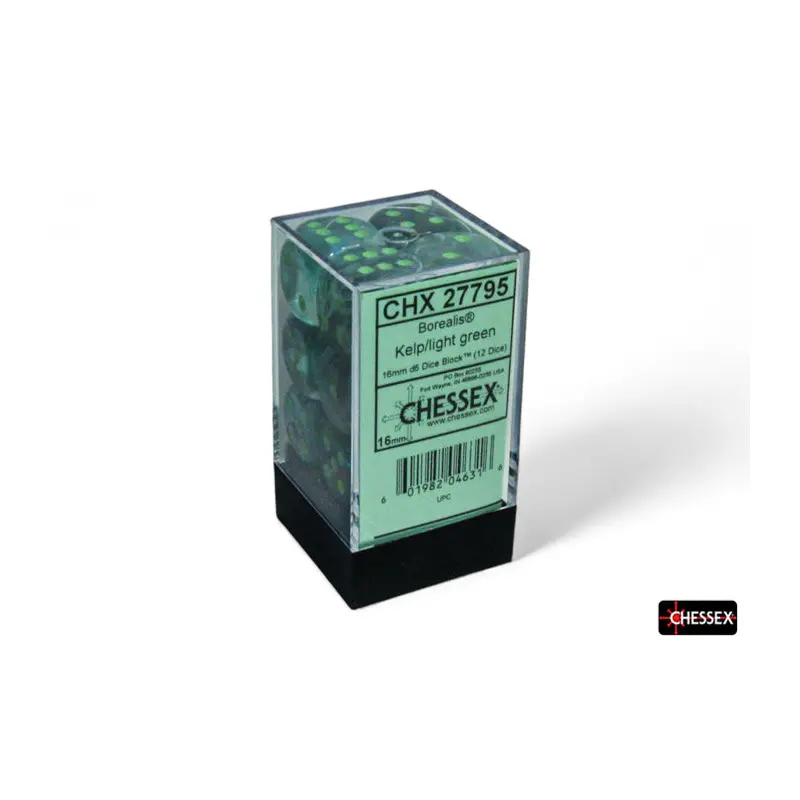 12D6 Set (16mm): Borealis Kelp/Light Green Luminary (CHX27795)