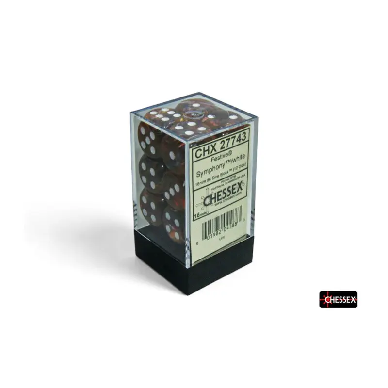 12D6 Set (16mm): Festive Symphony/White UV (CHX27743)