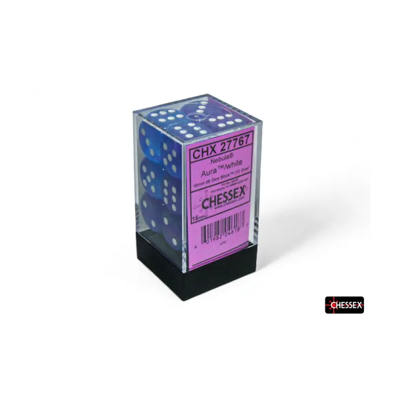 12D6 Set (16mm): Nebula Aura/White Luminary (CHX27767)