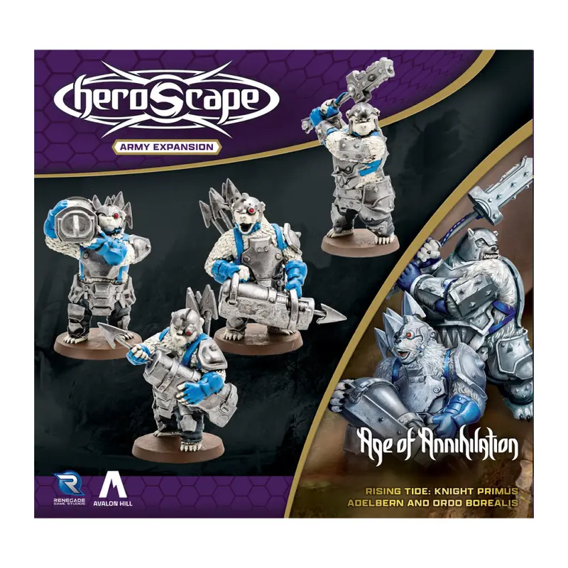 Heroscape: Rising Tide - Knight Primus Adelbern and Ordo Borealis