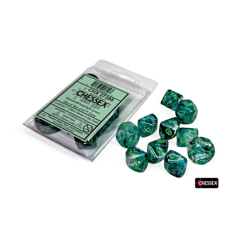 10D10 Set: Gemini Plasma Green-Teal/Orange Luminary (CHX26270)