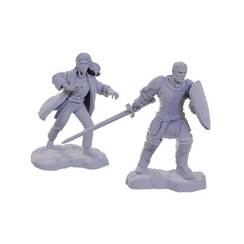 D&D Nolzurs Marvelous Miniatures: Reborn Paladin and Reborn Warlock