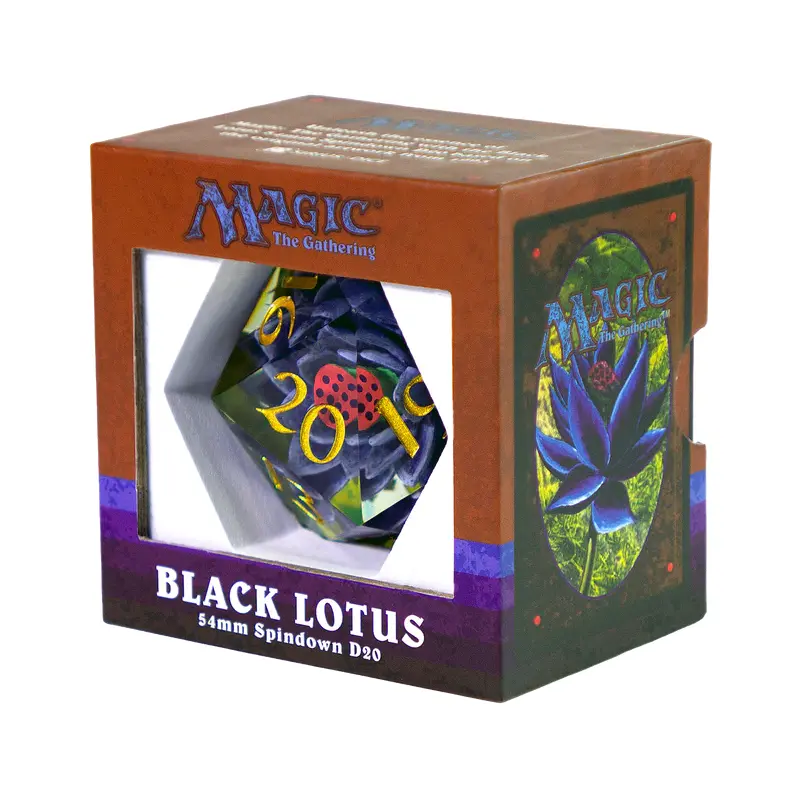 MtG Black Lotus 54mm Spindown d20