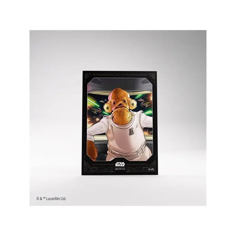 Star Wars Unlimited Art Sleeves: Admiral Ackbar (60 Count / Gamegenic)