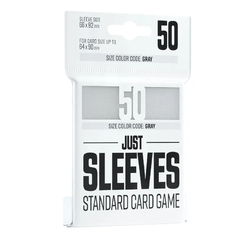 Gamegenic - JUST SLEEVES - STANDARD CARD GAME WHITE
