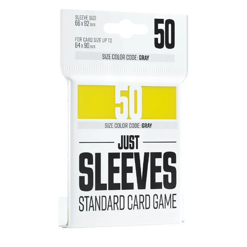 Gamegenic - JUST SLEEVES - STANDARD CARD GAME YELLOW