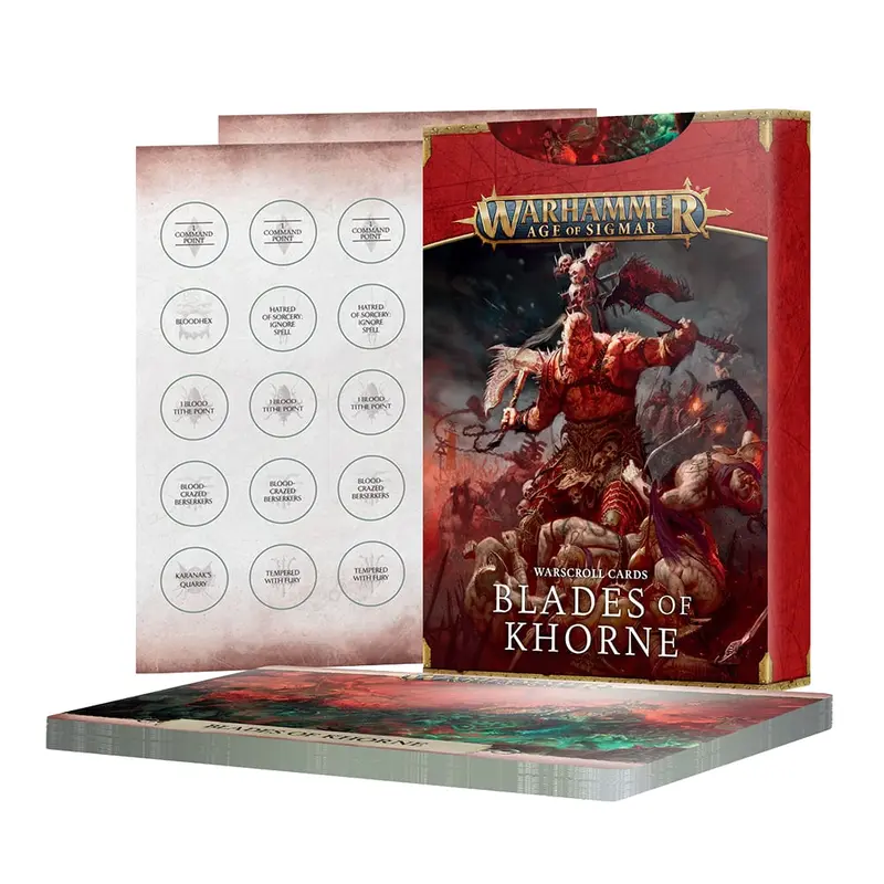 Blades of Khorne - Warscroll Cards