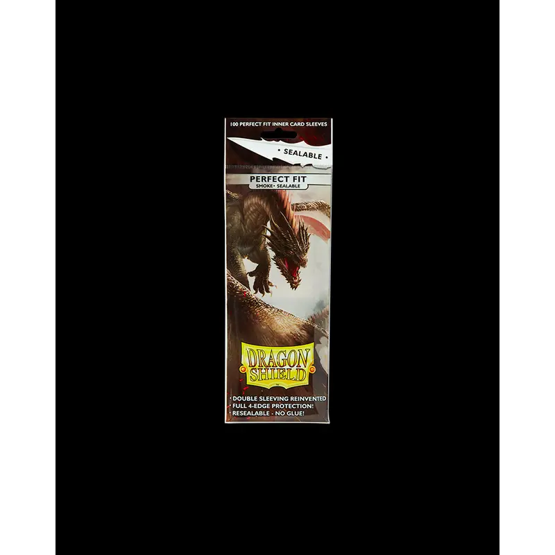 Dragon Shields: Smoke - Sealable Perfect Fit Sleeves - Standard Size