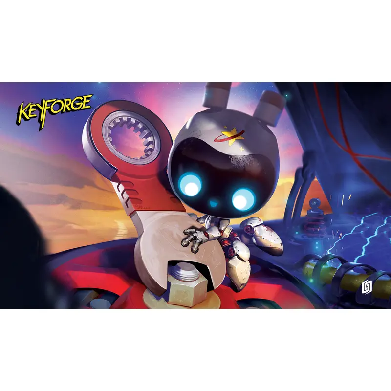 KeyForge: Winds of Exchange Playmat - B0-T (House Star Alliance)