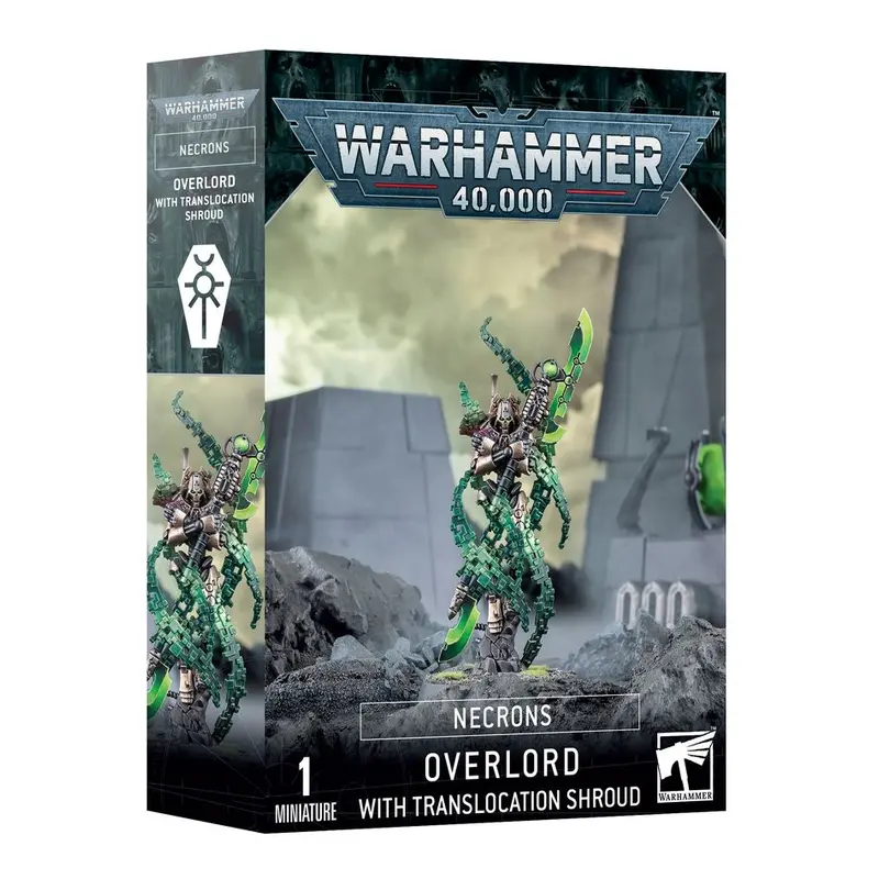 Warhammer 40K Necrons: Overlord with Translocation Shroud