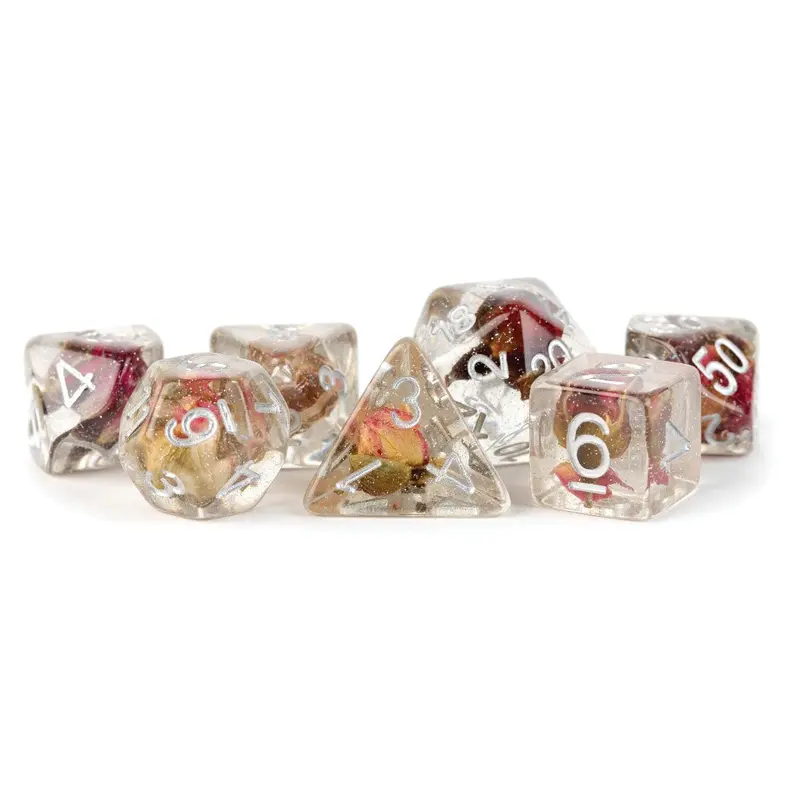 16mm Resin Poly Rose Dice Set (7)