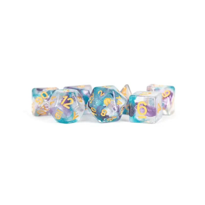 Unicorn Resin Poly Dice Set: Fancy Fae (7)