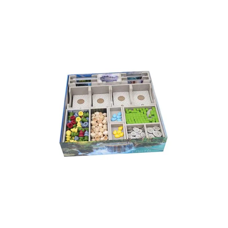 Folded Space Color Box Insert: Earth