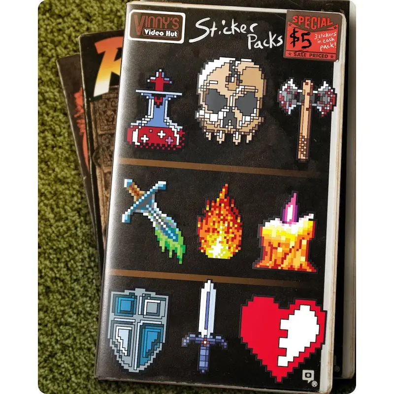 1UP Retro Vinyl Sticker Set (3 options)