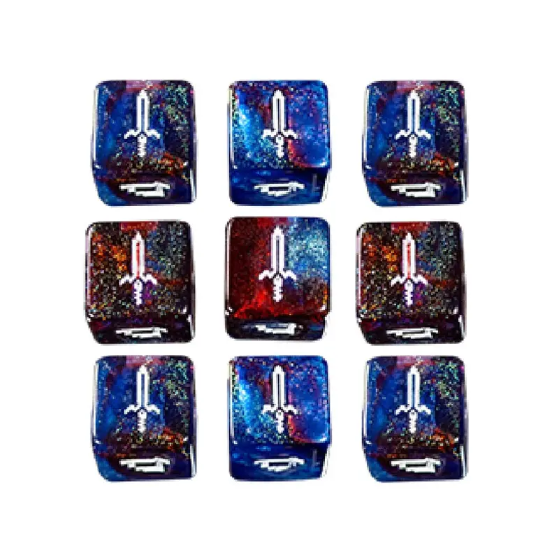 1UP Dice 9d6 Set: Mythical Sword