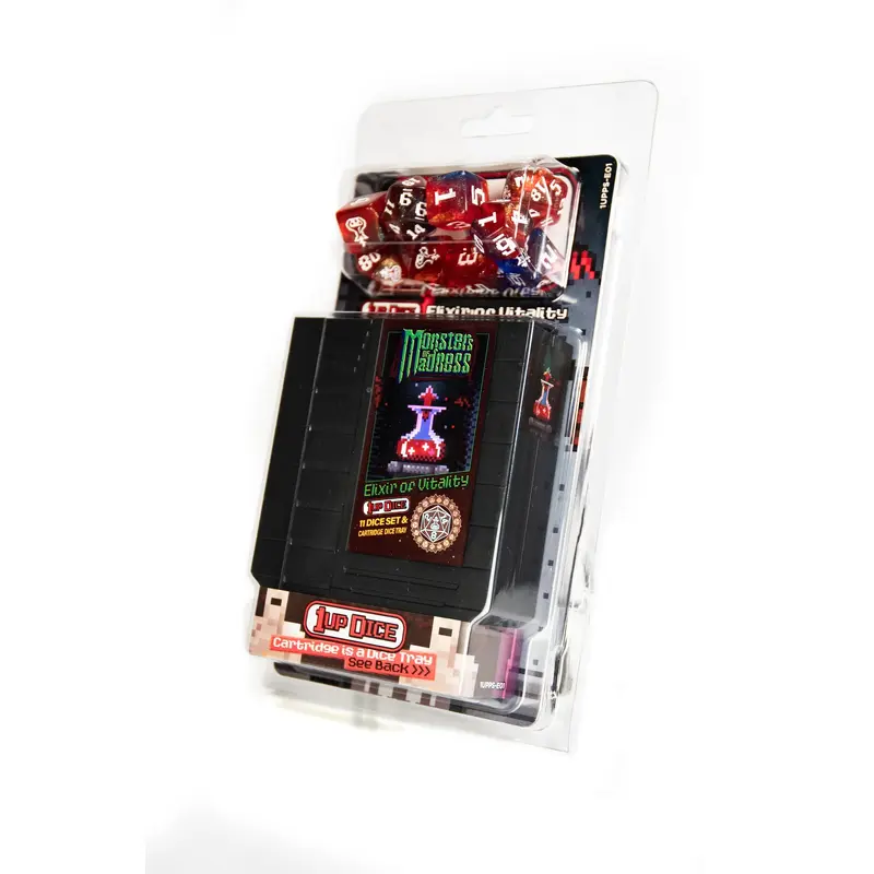 1UP Dice Polyhedral Set: Elixir of Vitality