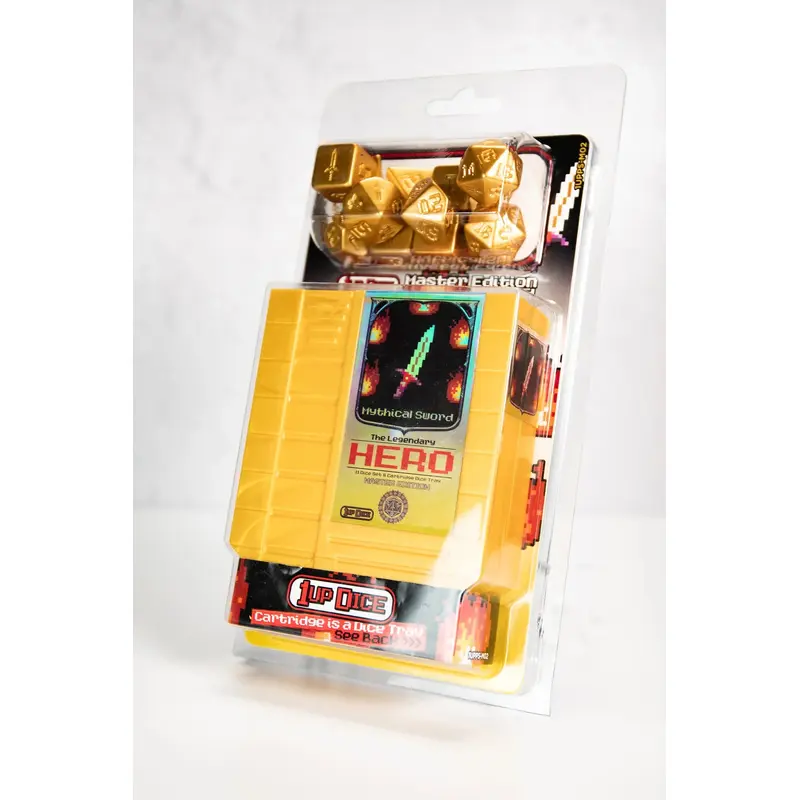 1UP Dice Polyhedral Set: Mythical Sword Master Edition