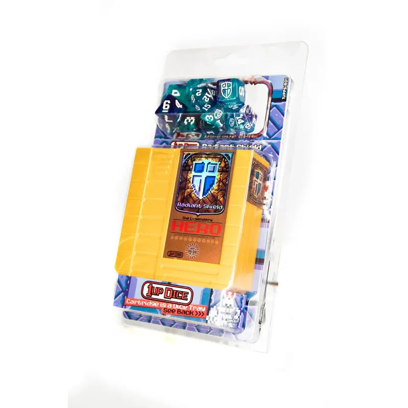 1UP Dice Polyhedral Set: Radiant Shield