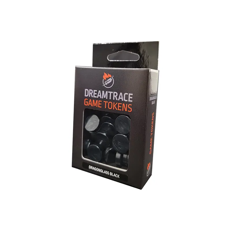 DreamTrace Game Tokens: Dragonglass Black