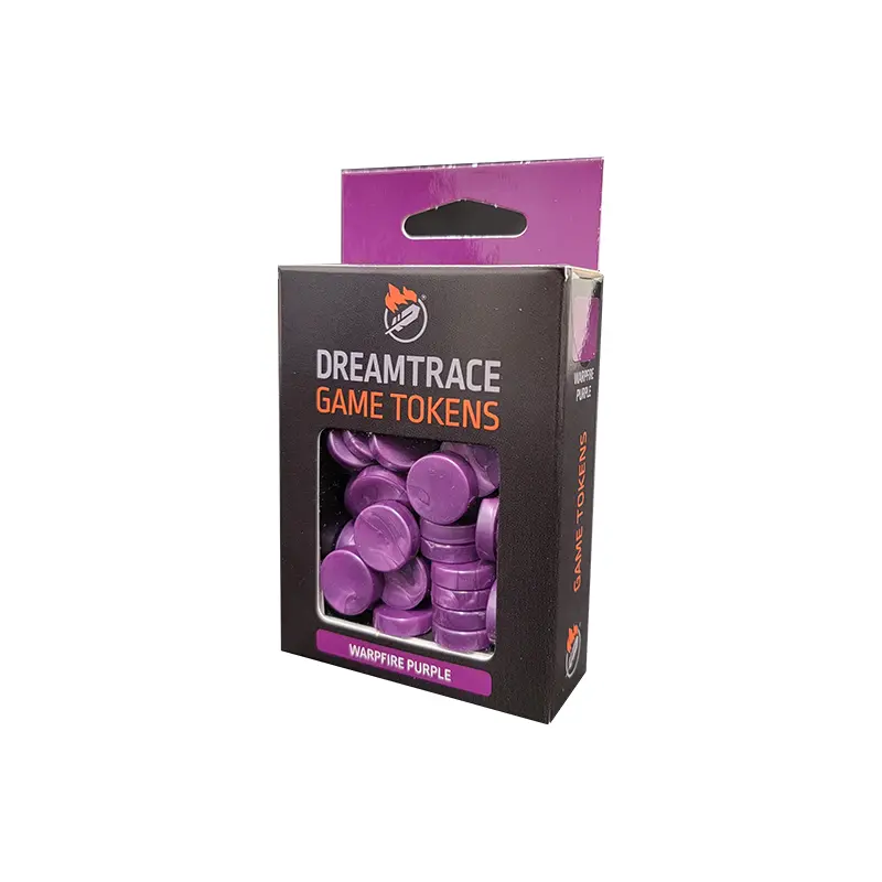 DreamTrace Game Tokens: Warpfire Purple