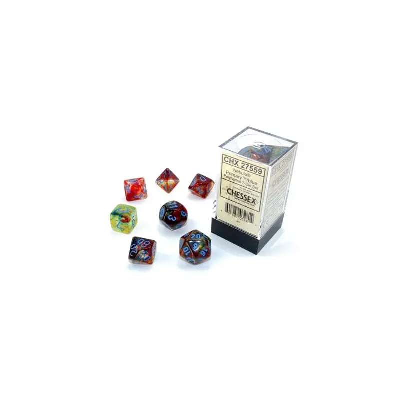 CHX 27559 NEBULA POLYHEDRAL PRIMARY/BLUE LUMINARY 7-DIE SET