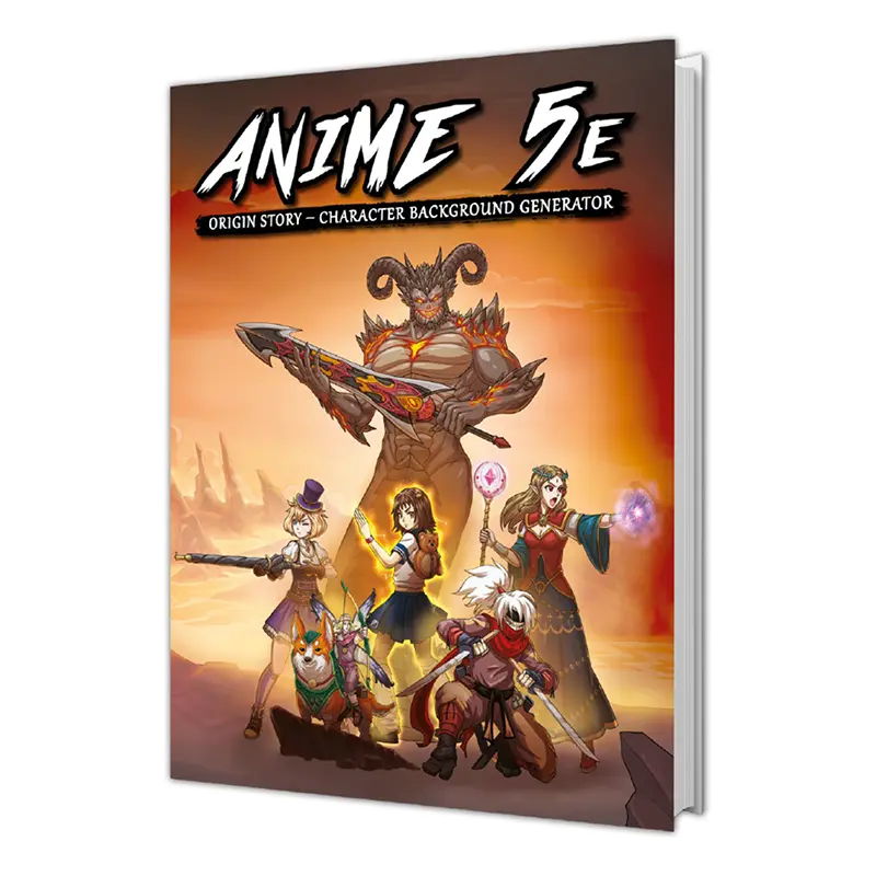 Anime 5E Origin Story Character Background Generator
