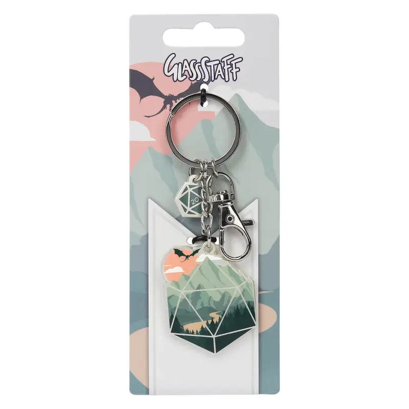 Keychain - Scenic D20