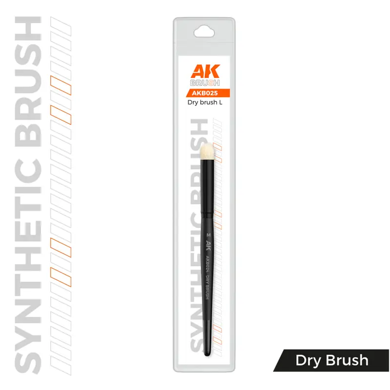 AK: Brushes - Dry Brush L (Synthetic) (AKB025)