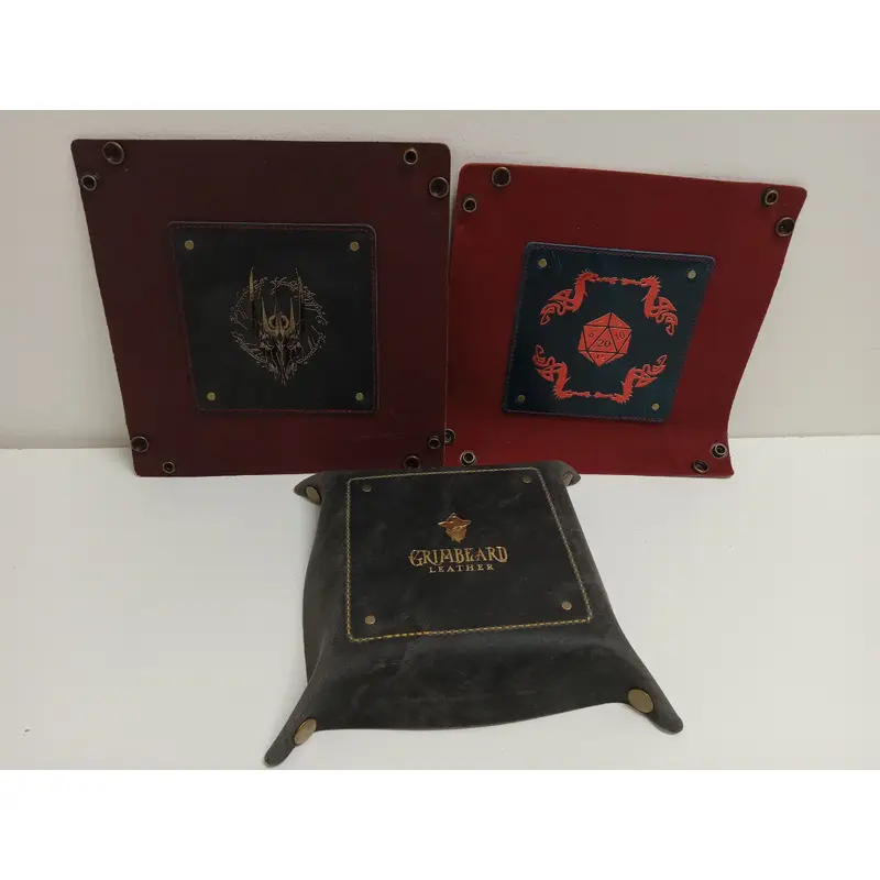 Grimbeard's Collapsible Dice Tray with Snaps