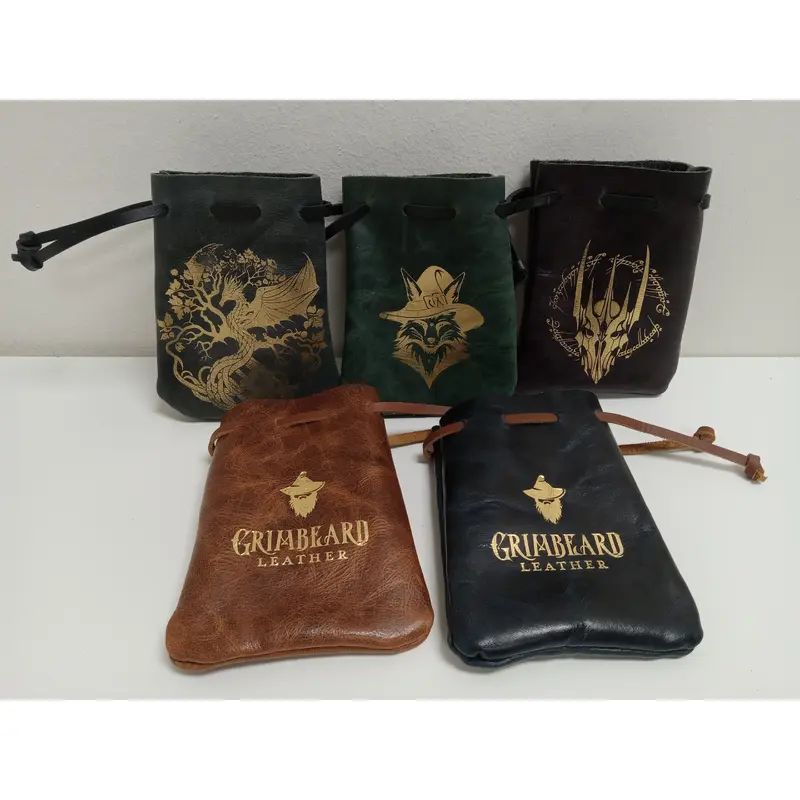 Grimbeard's Dice Bags - Small Flat