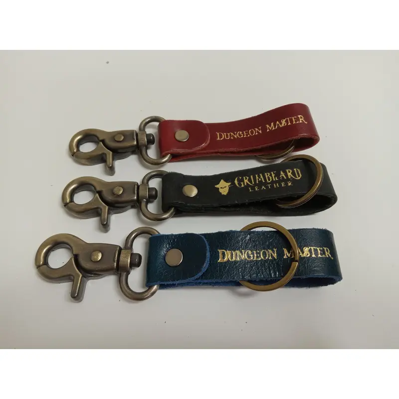 Grimbeard's Leather Keychains