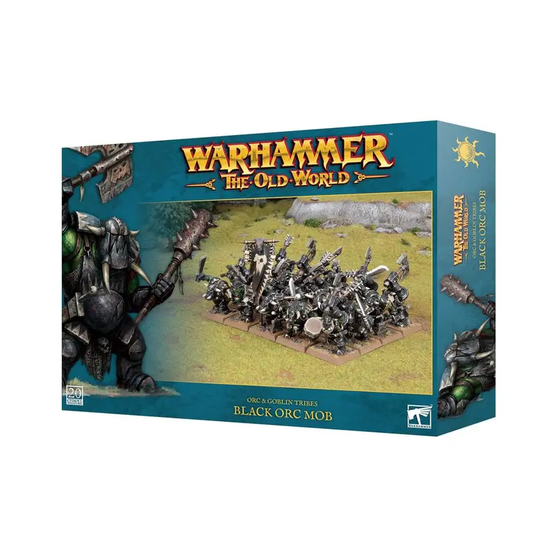 Warhammer The Old World - Orc & Goblin Tribes: Black Orc Mob