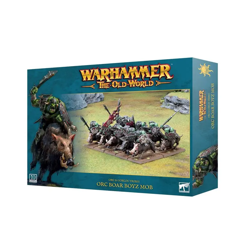 Warhammer The Old World - Orc & Goblin Tribes: Orc Boar Boyz Mob