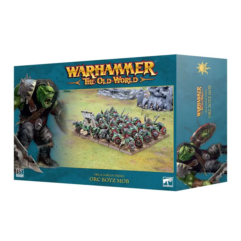 Warhammer The Old World - Orc & Goblin Tribes: Orc Boyz Mob