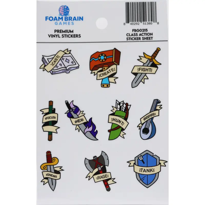 Class Action Sticker Sheet
