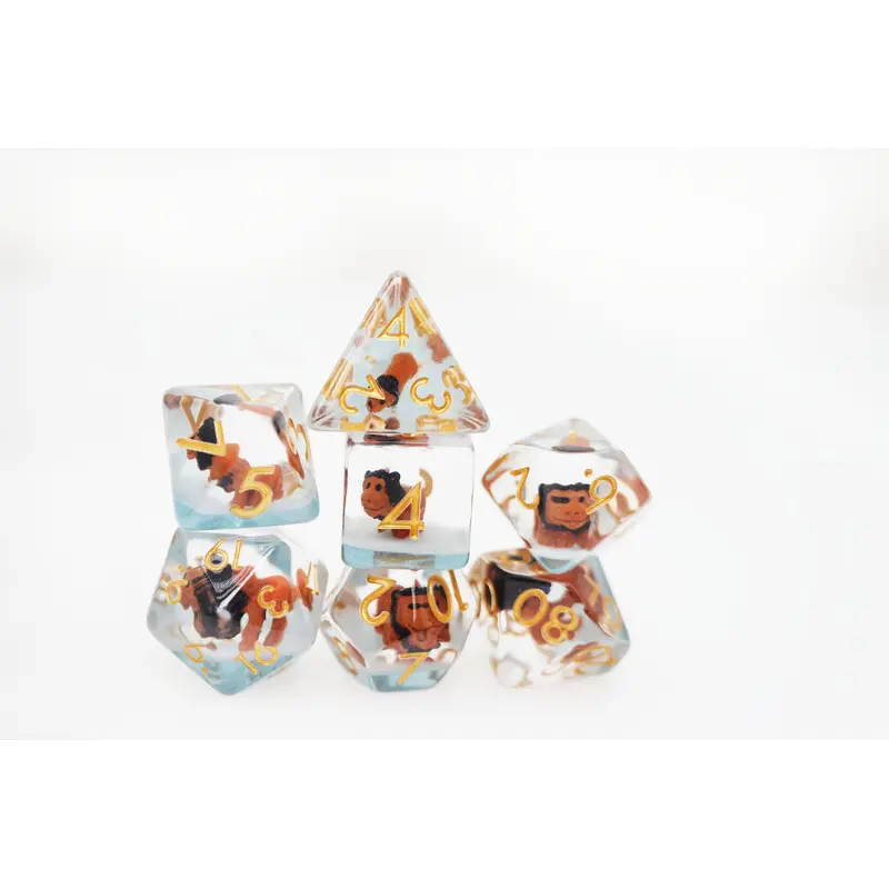 Ferocious Feline RPG Dice Set