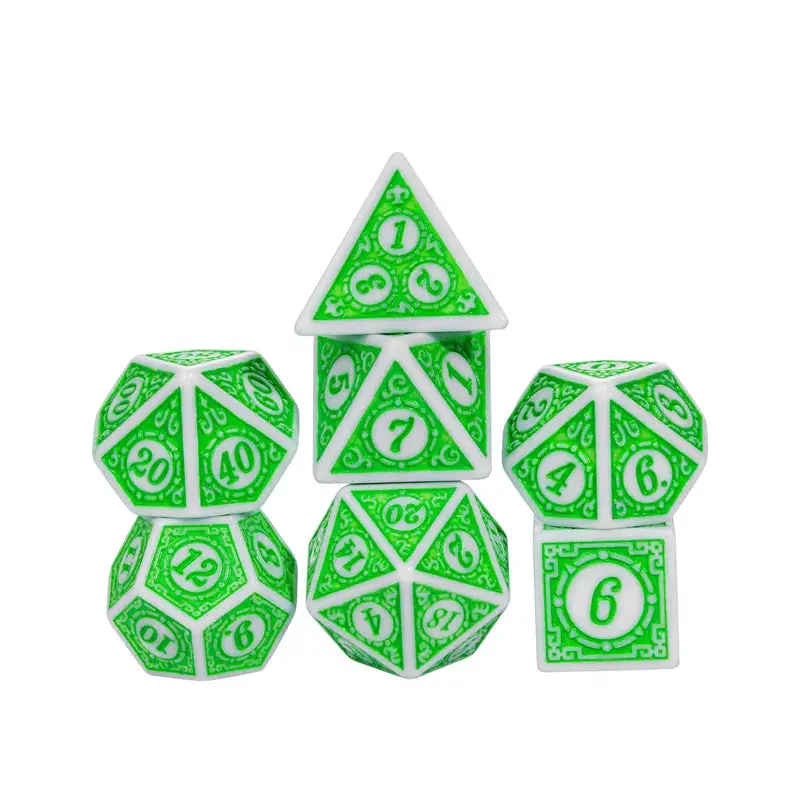 Motif: Leafy RPG Dice Set