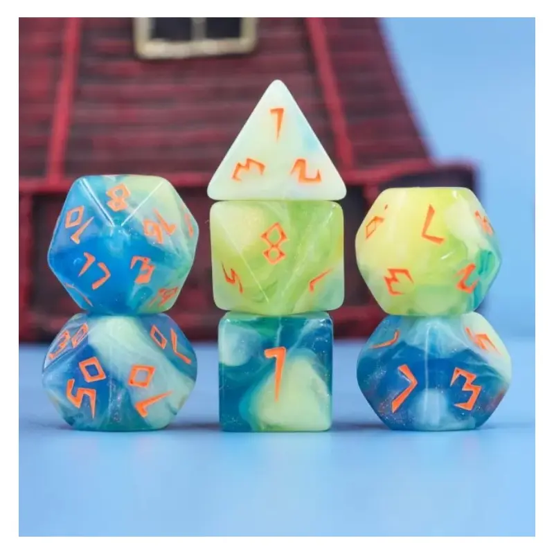 Scratched Clouds RPG Dice Set