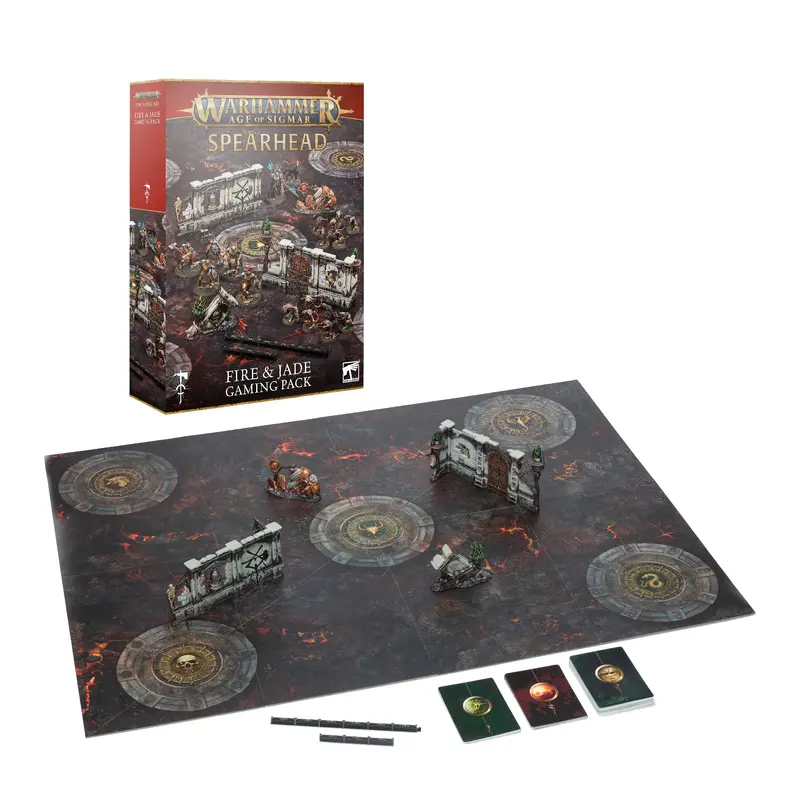 Age of Sigmar Fire and Jade Gaming Pack