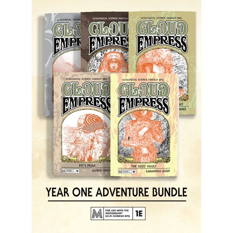 Cloud Empress: Year One Adventure Bundle (5 zine set)