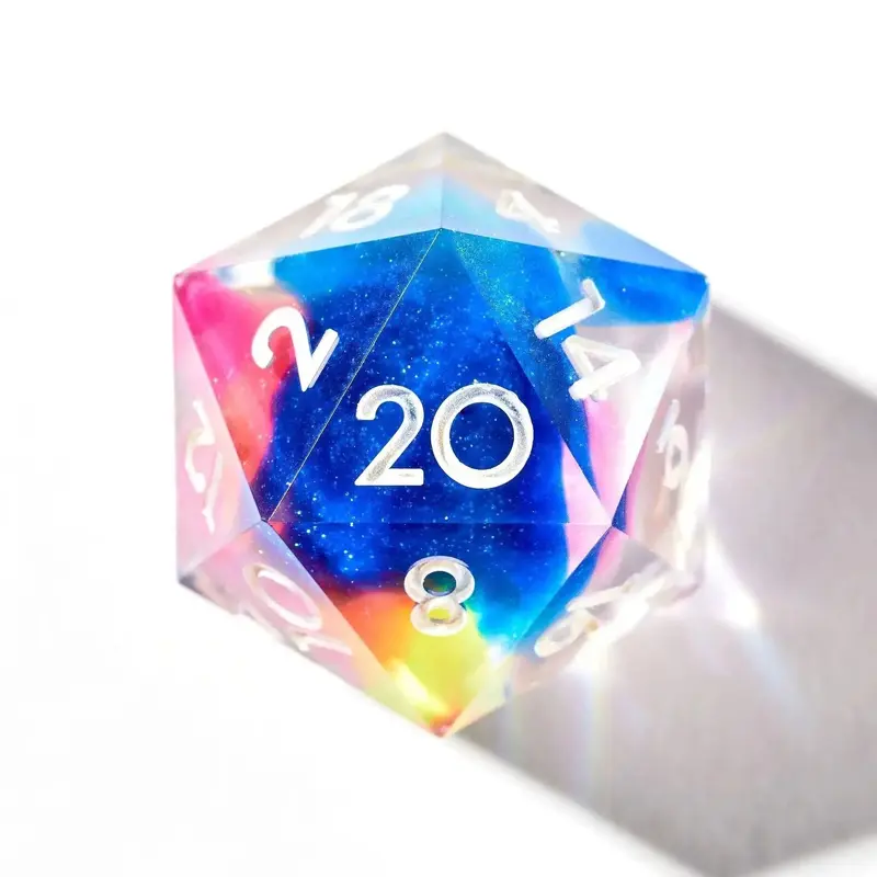 Color Spray 7-Piece Polyhedral Dice Set
