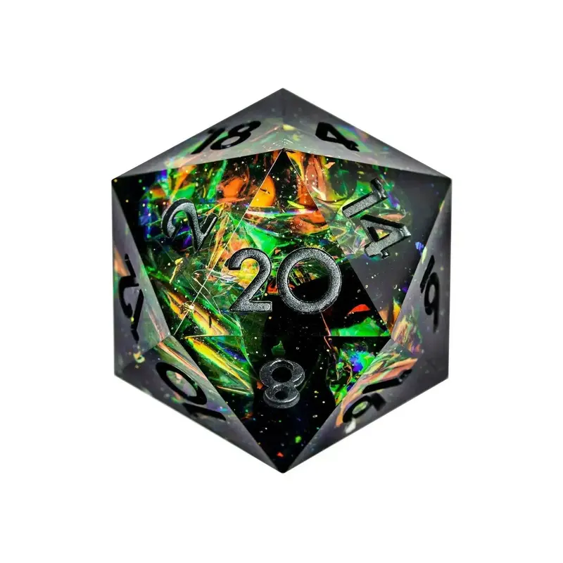 Eldritch Fire 7-Piece Polyhedral Dice Set