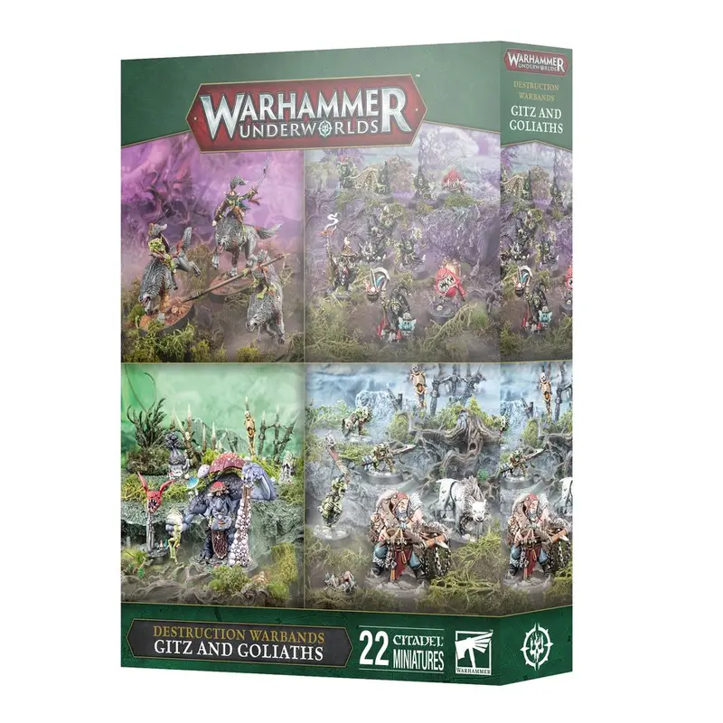 Warhammer Underworlds: Destruction Warbands: Gitz and Goliaths
