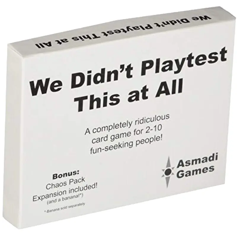 We Didnt Playtest This at All