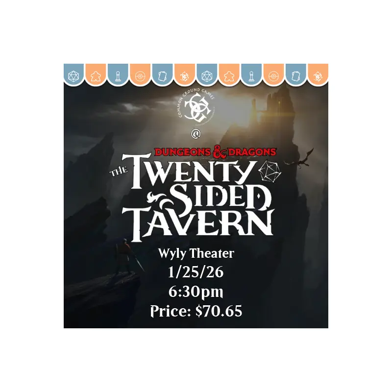 Common Ground Games @ the Twenty Sided Tavern