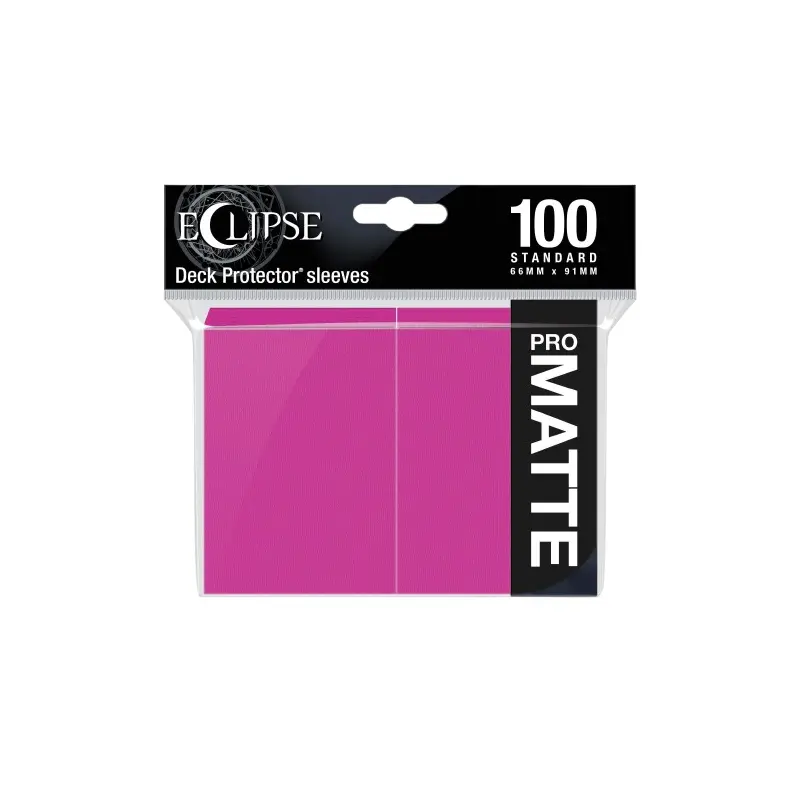 Eclipse Matt Standard Sleeves: Hot Pink