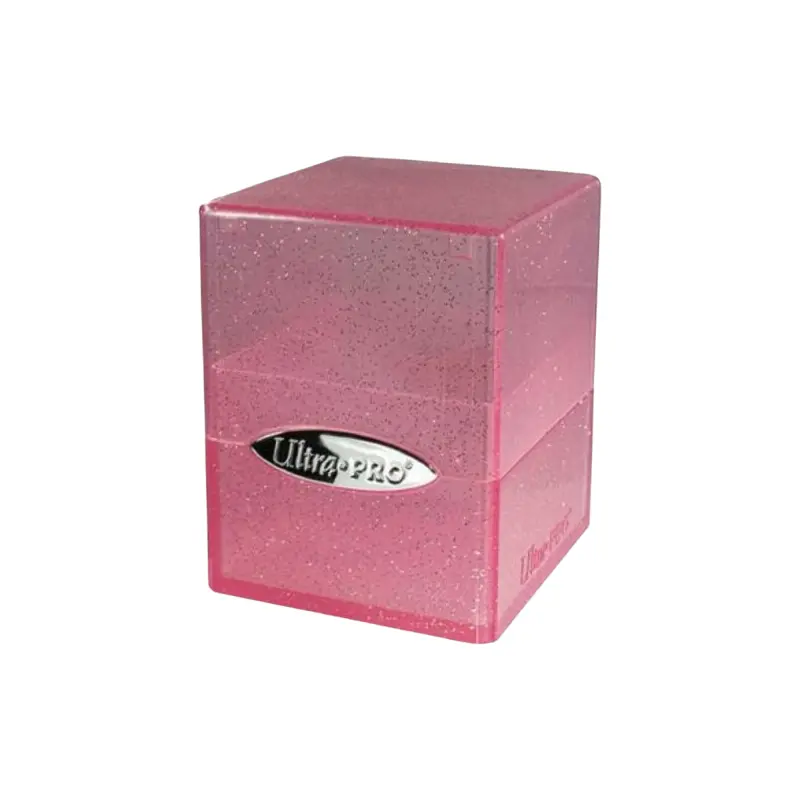 Satin Cube: Glitter Pink