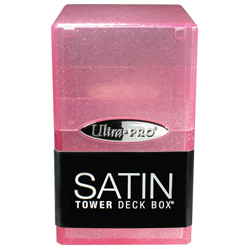 Satin Tower: Glitter Pink